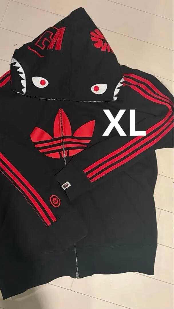 adidas BAPE SHARK FULLZIP HOODIE パーカー