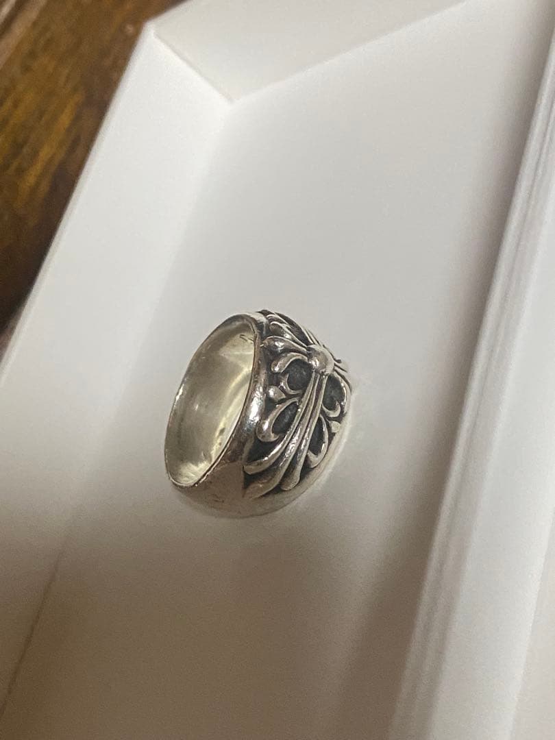 クロムハーツ　フローラルクロスリング　17号