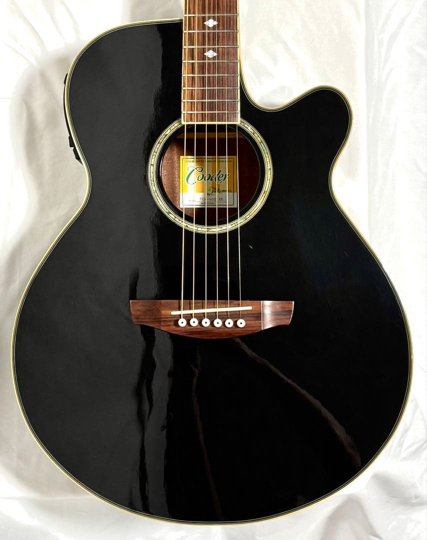 【新品弦張替済】Cooder エレアコ TCP-400 BK タカミネ