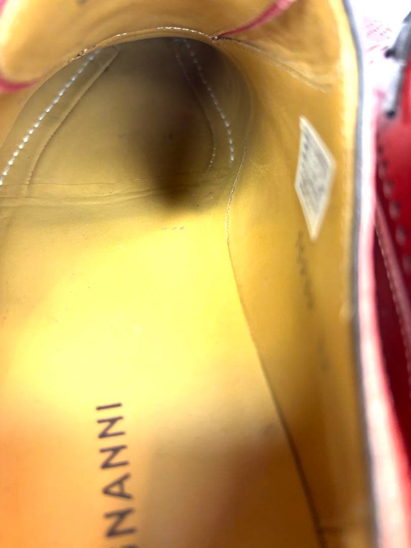 MAGNANNI マグナーニ　プレーントゥ　赤茶　EU39(25相当)