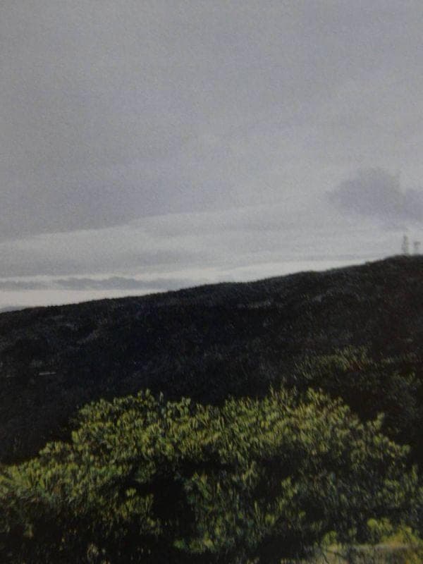 大畑稔浩、【瀬戸内海と野呂山】、希少な額装用画集より、新品額装付