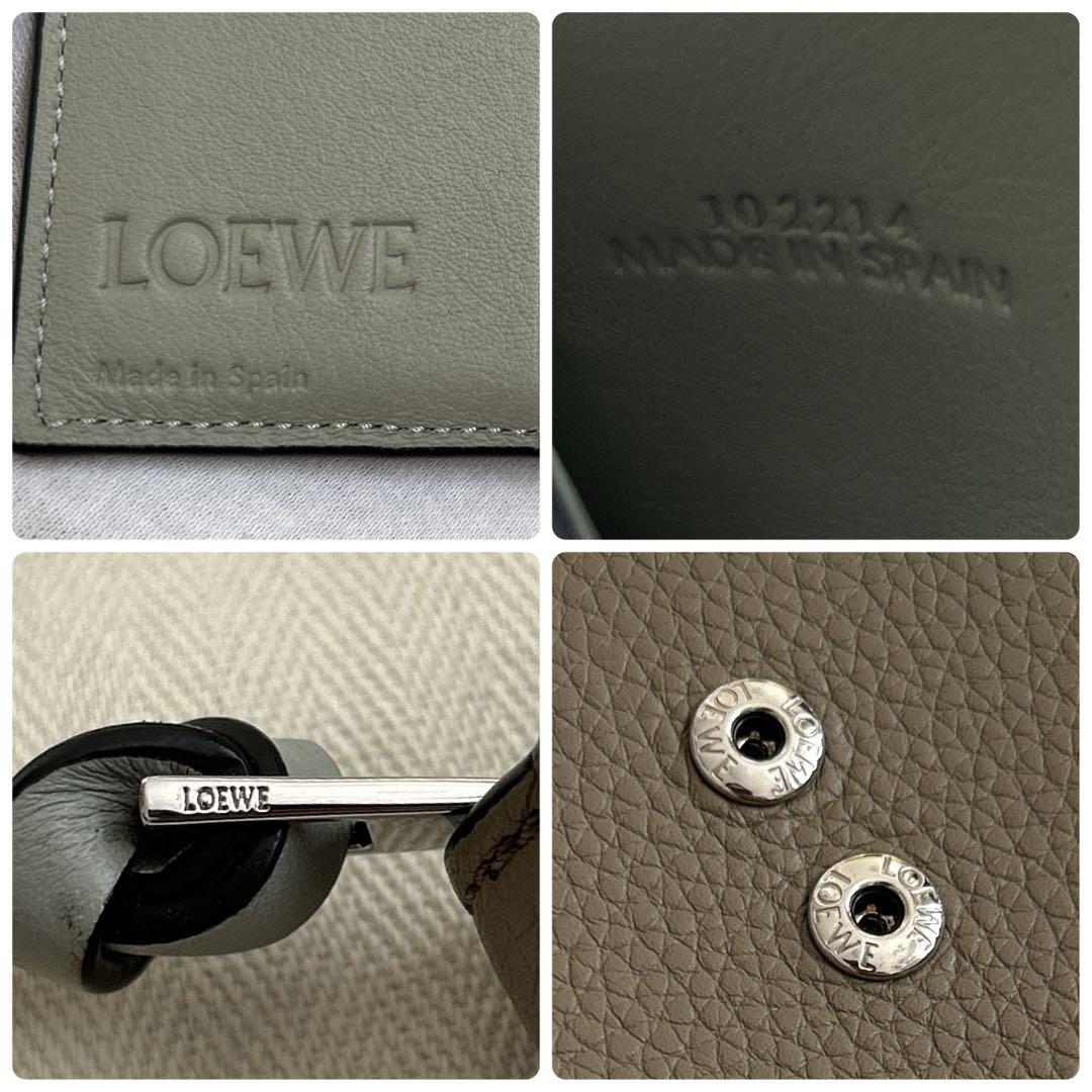 【美品】ロエベ コンパクトジップウォレット　二つ折り財布 LOEWE