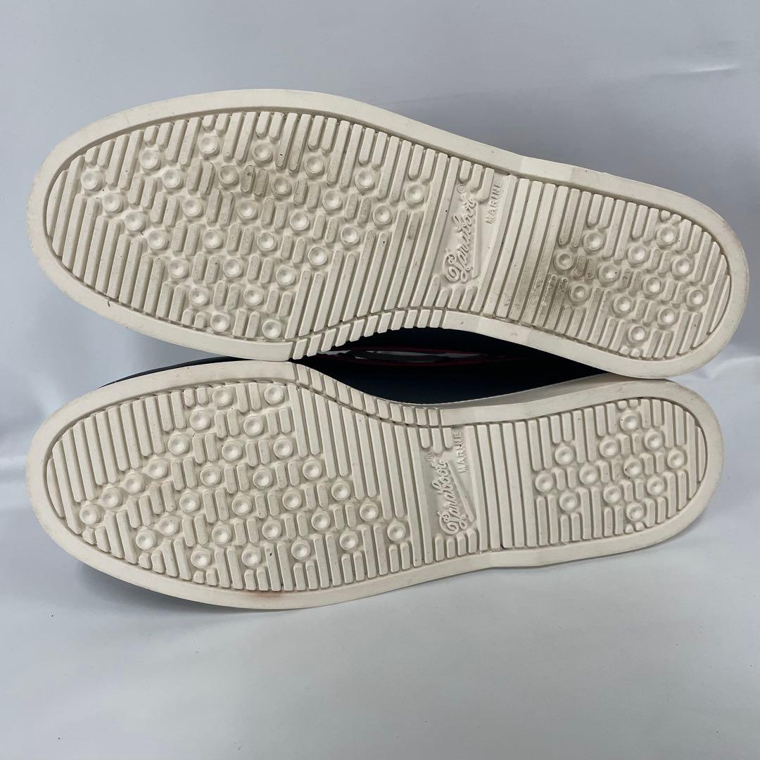 パラブーツ 0504 デッキシューズ トリコロール　レザー