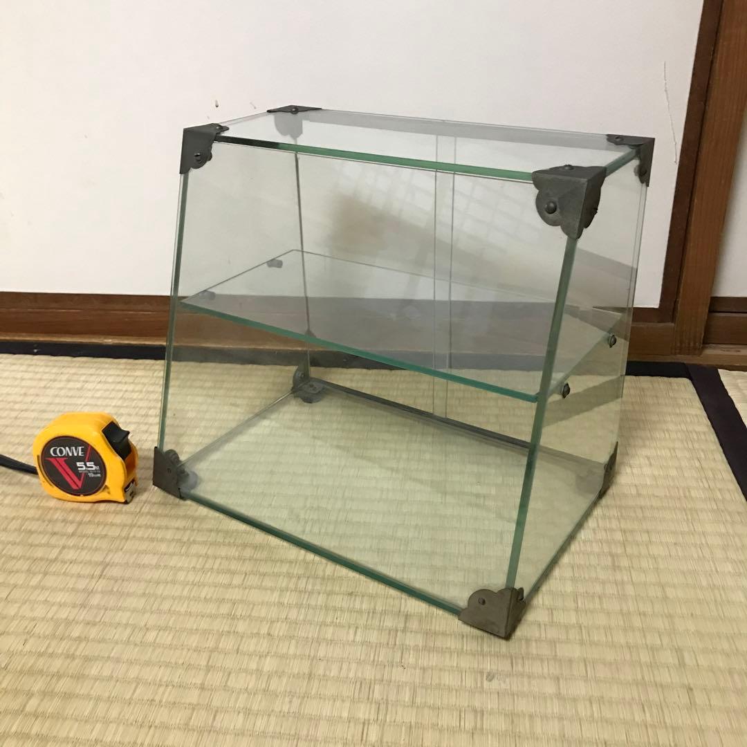 昭和レトロ　卓上　ガラスショーケース　アンティーク