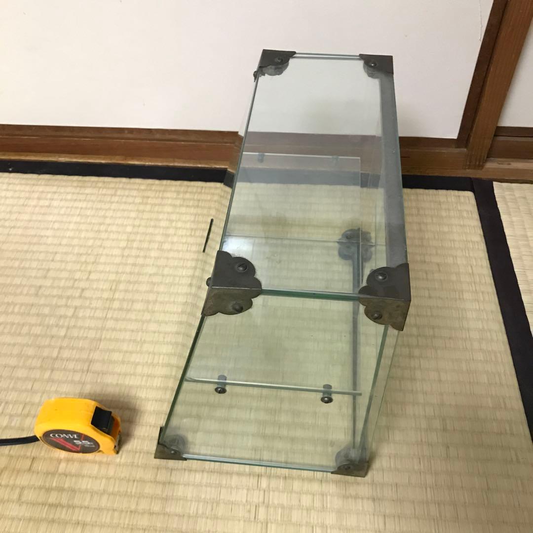 昭和レトロ　卓上　ガラスショーケース　アンティーク