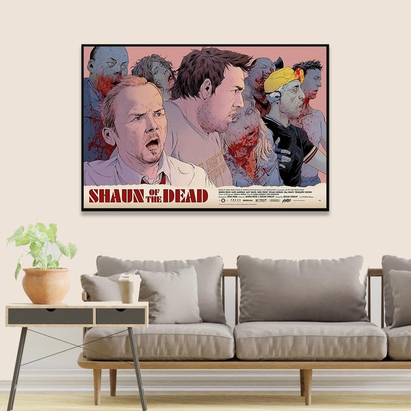 額装品/Mondo ショーンオブザデッド 限定325枚/ポスター/インテリア