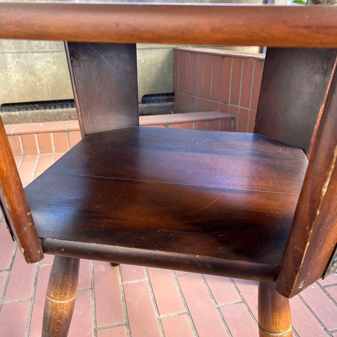 飛騨産業 キツツキマーク octagon table カフェテーブル