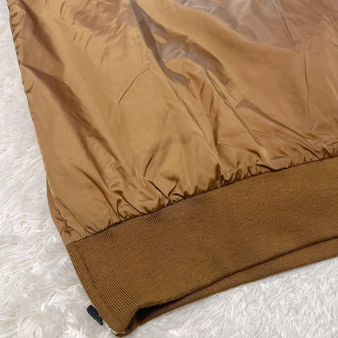 パーリーゲイツ　ハーフジップ　中綿　ブルゾン　ニット切替