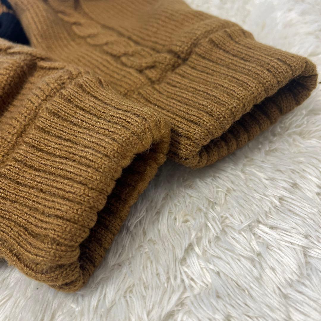 パーリーゲイツ　ハーフジップ　中綿　ブルゾン　ニット切替