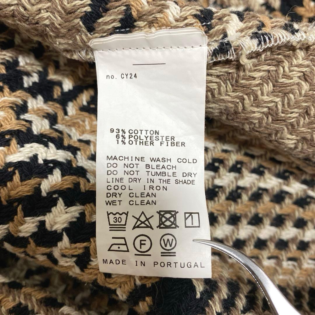 美品！wax london ワックスロンドン バスケットチェックシャツ M