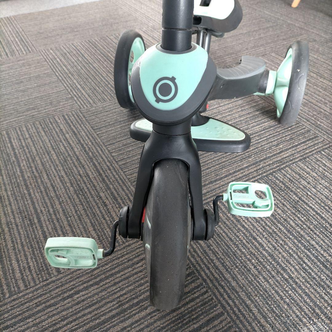 【E】Globber エクスプローラー　三輪車 ブラック・ミント 幼児向け