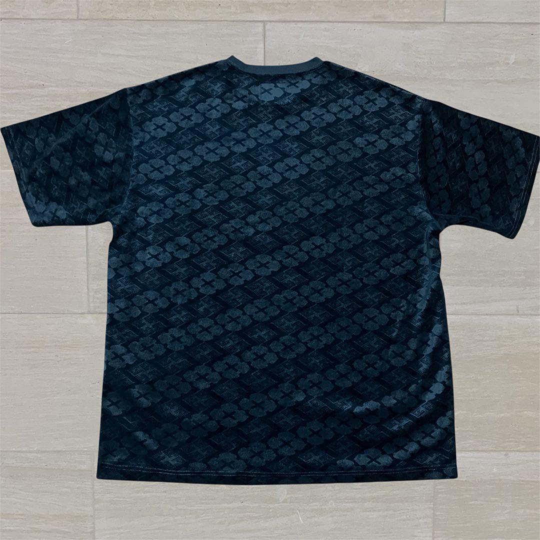 GAKKIN × BUDSPOOL 花罰家紋 VELOUR S/S TEE XL