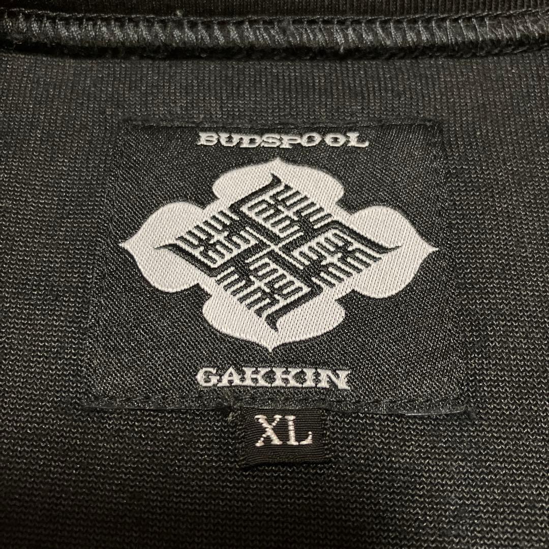 GAKKIN × BUDSPOOL 花罰家紋 VELOUR S/S TEE XL