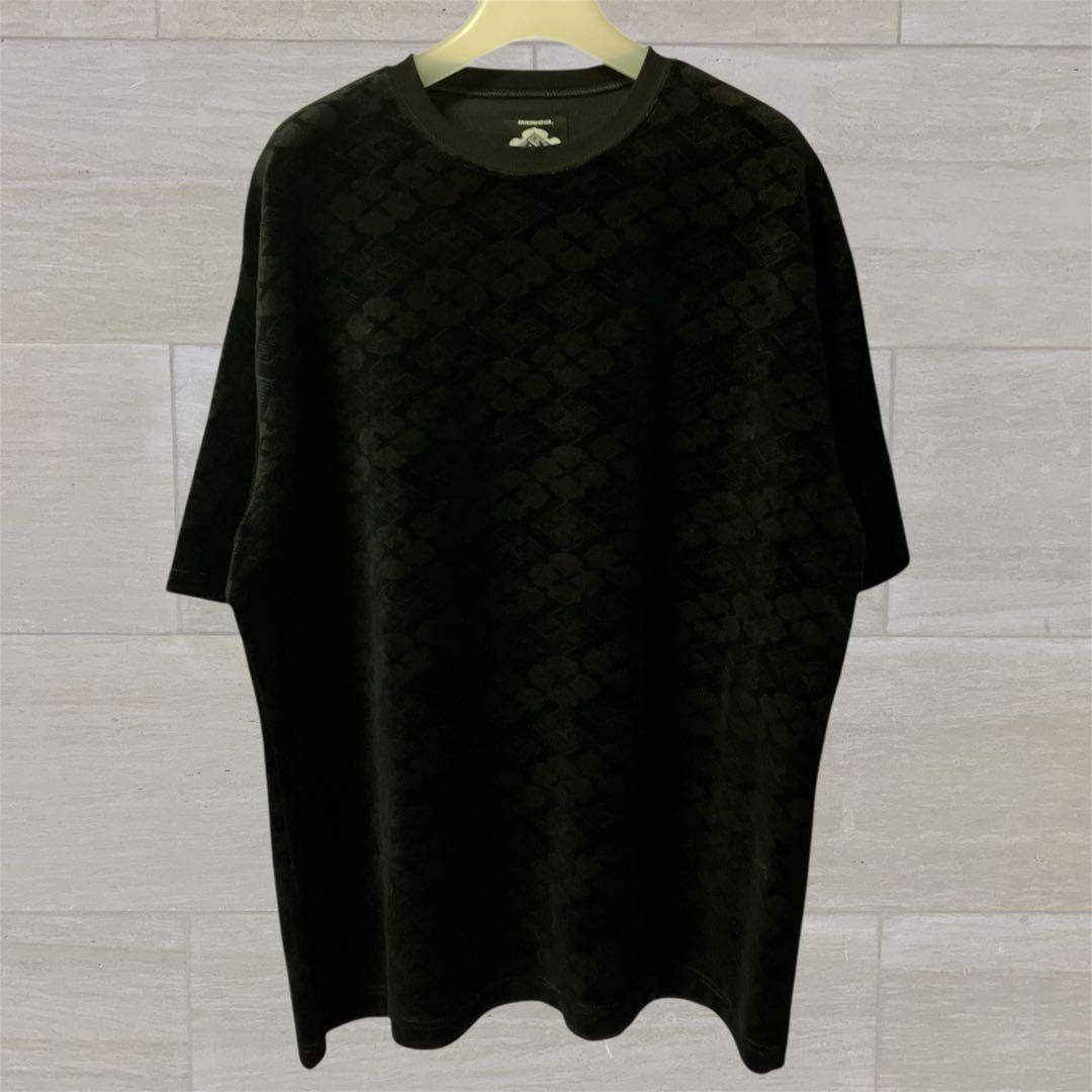 GAKKIN × BUDSPOOL 花罰家紋 VELOUR S/S TEE XL