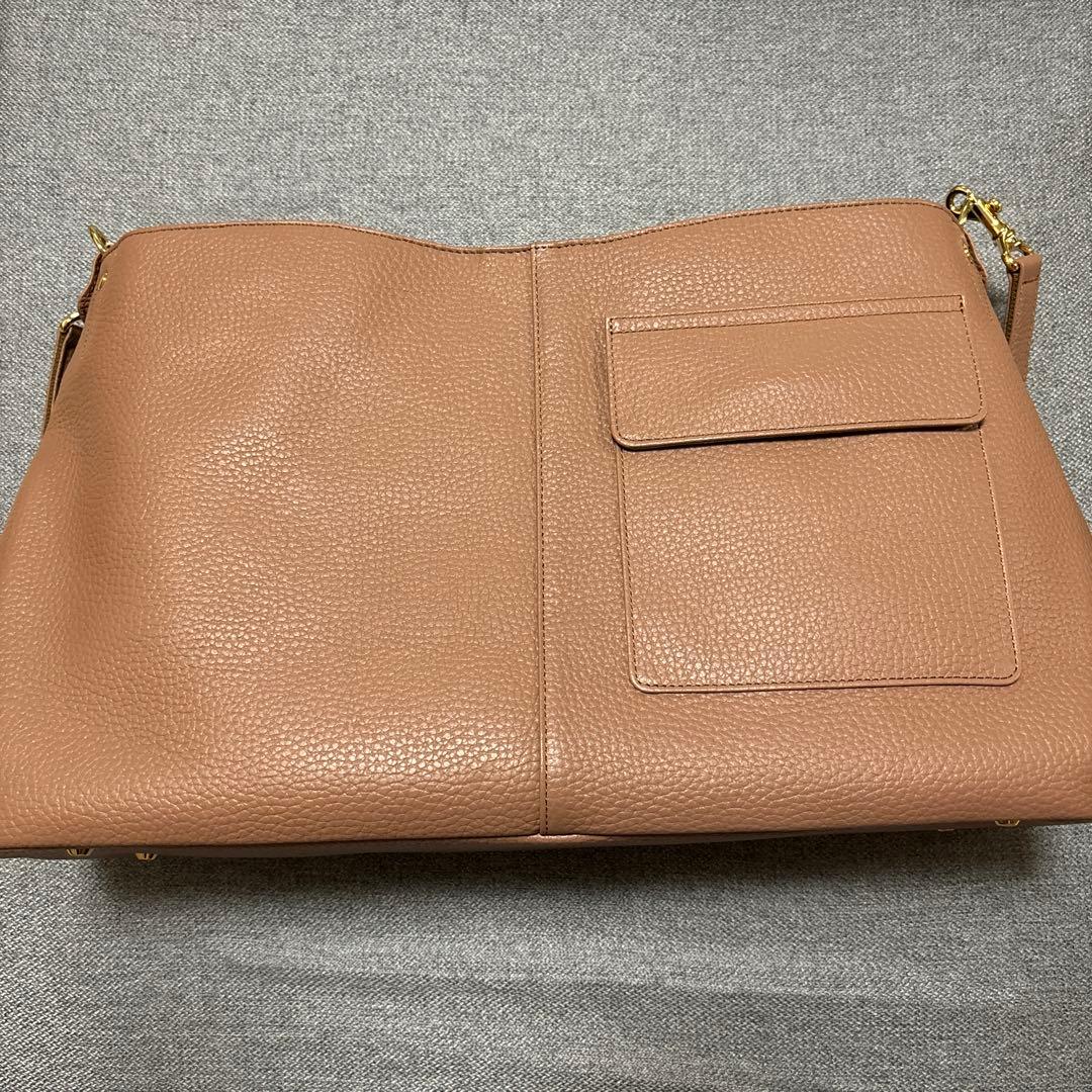 【未使用品】ATAOアタオ 2wayショルダーバック エルヴィ アーモンド