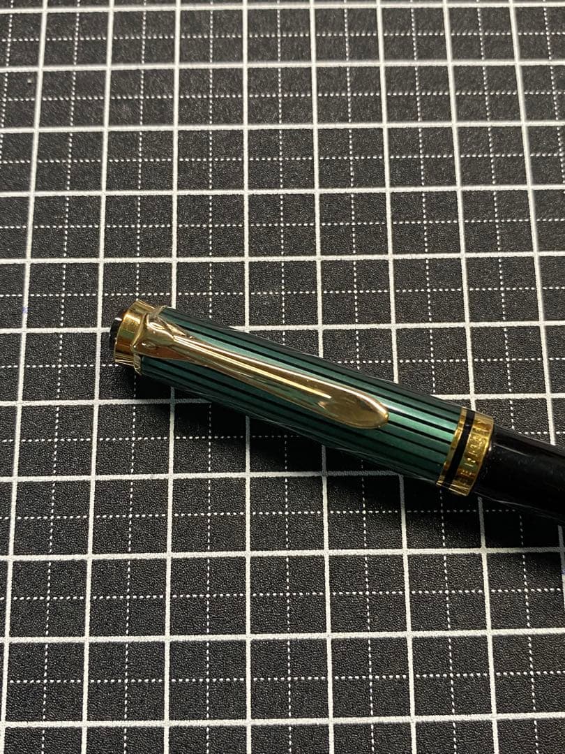 PELIKAN SOUVERAN K300 Green-stripe ボールペン