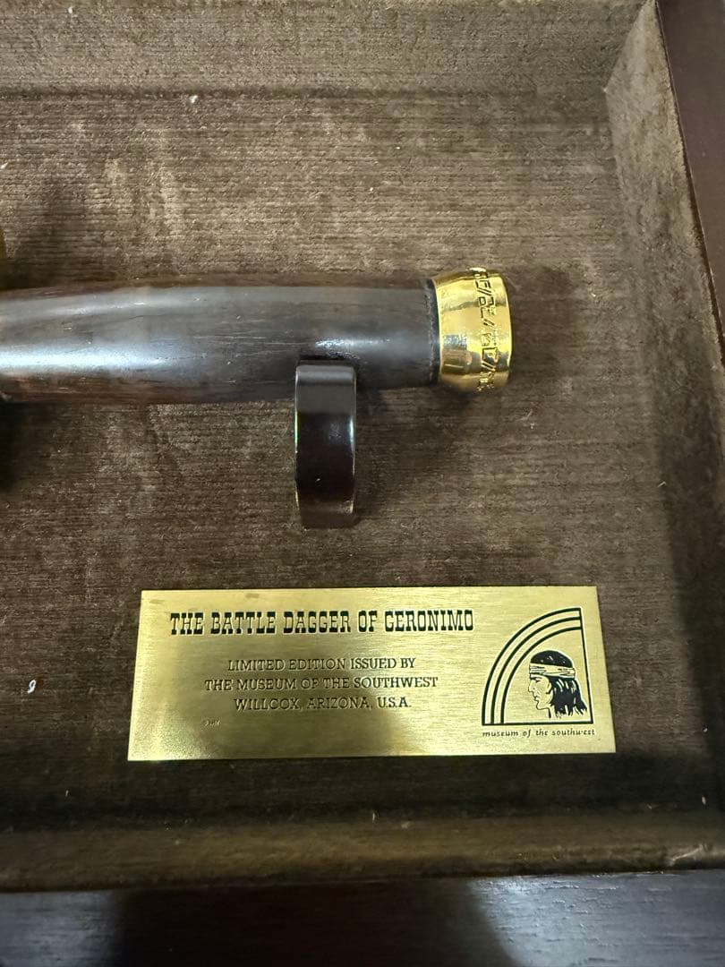 希少　USA willcox博物館　インディアン　限定品　ダガー　ナイフ　飾り物