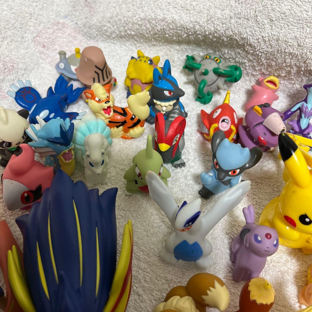 ポケモン　ソフビ　指人形フィギュア 96個 クリア有り