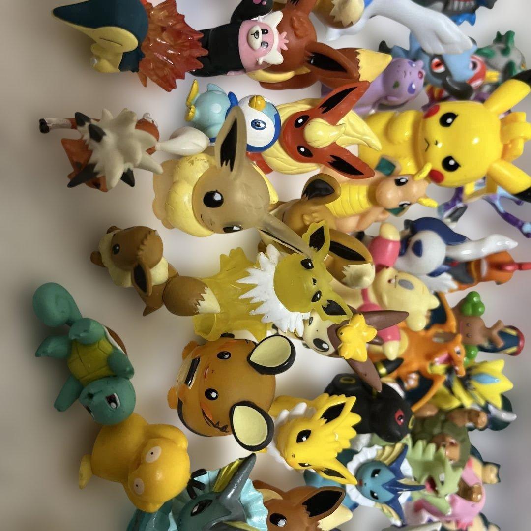 ポケモン　ソフビ　指人形フィギュア 96個 クリア有り