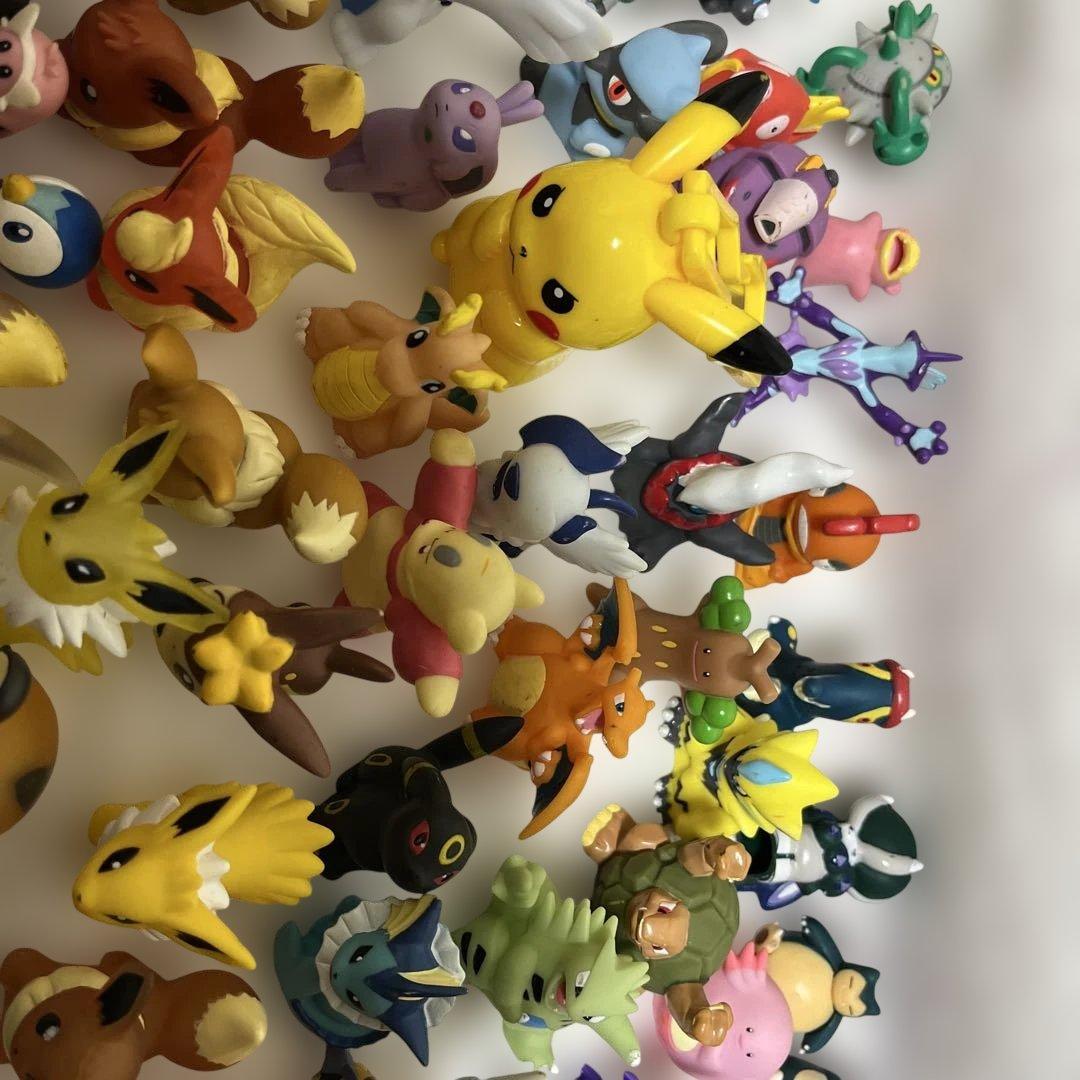 ポケモン　ソフビ　指人形フィギュア 96個 クリア有り