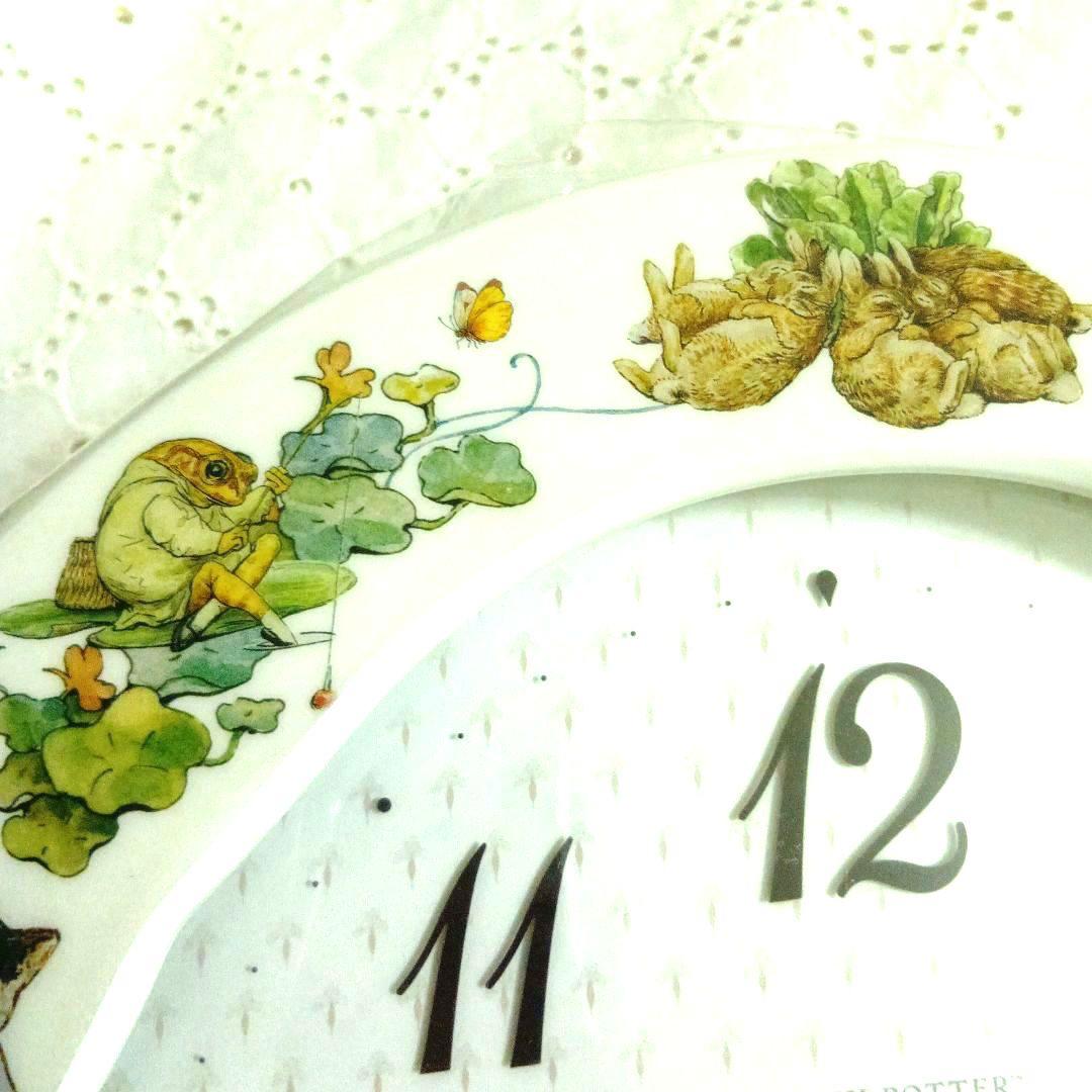 セイコー　ピーターラビット　掛け時計　電波時計　オーバル型　音量調節　大きめ