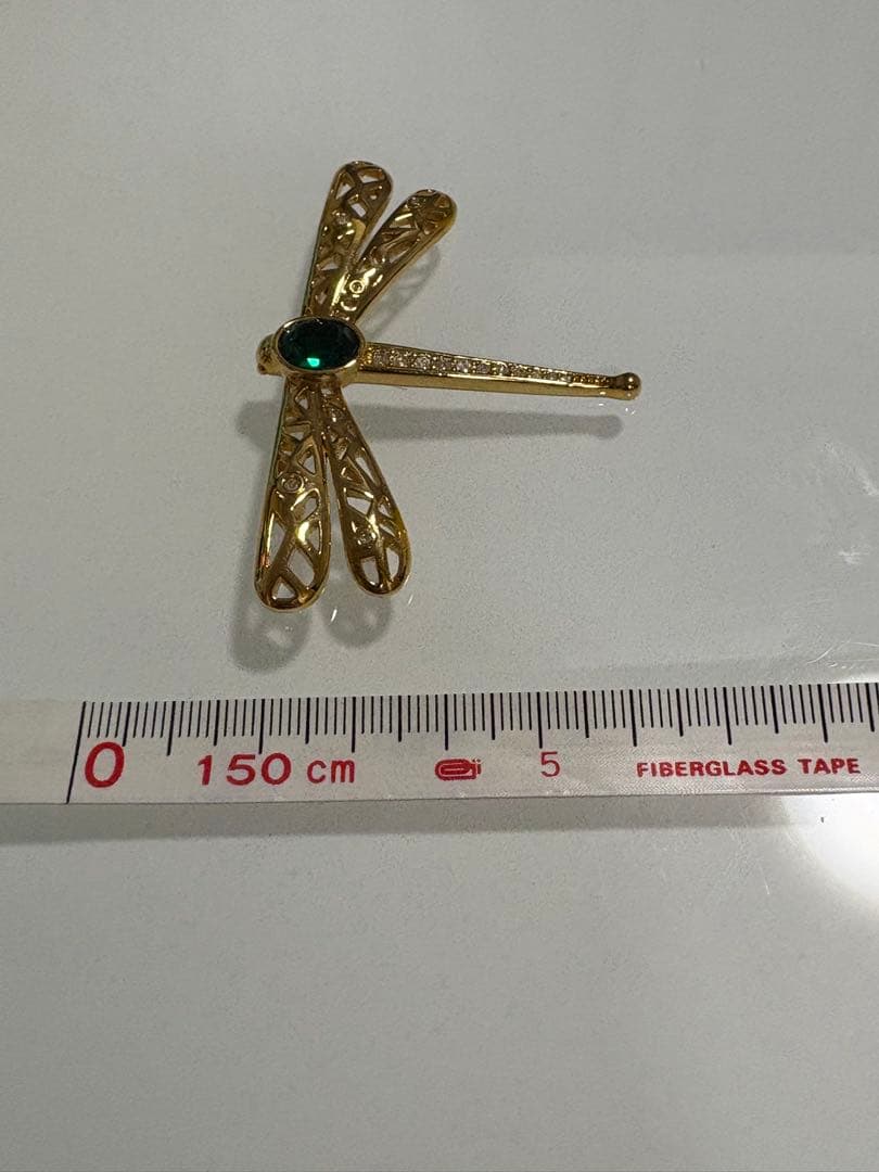 vintage クリスチャンディオール DIOR ブローチ トンボ