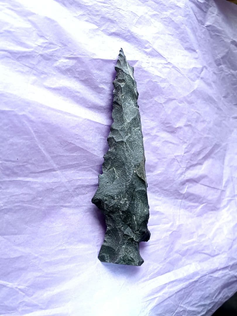卑弥呼石剣 本物 サヌカイト 石器 模写