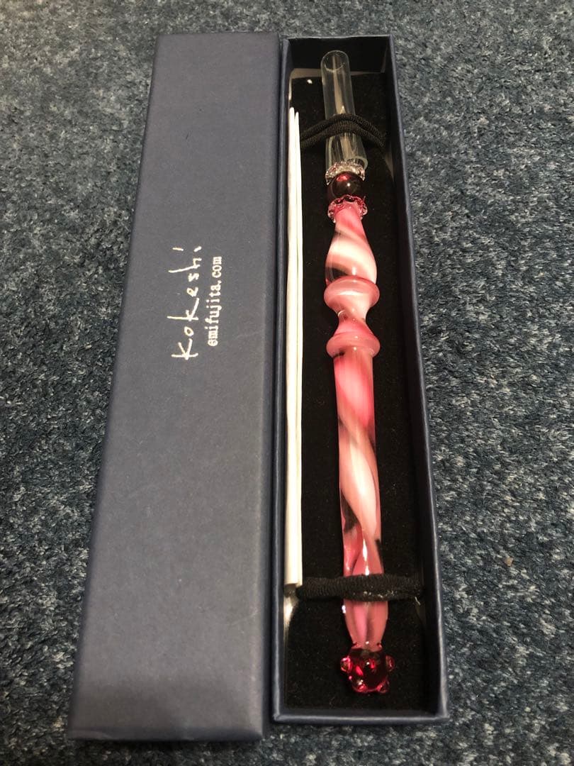 kokeshi ガラスペンLollipop Long いちごみるく