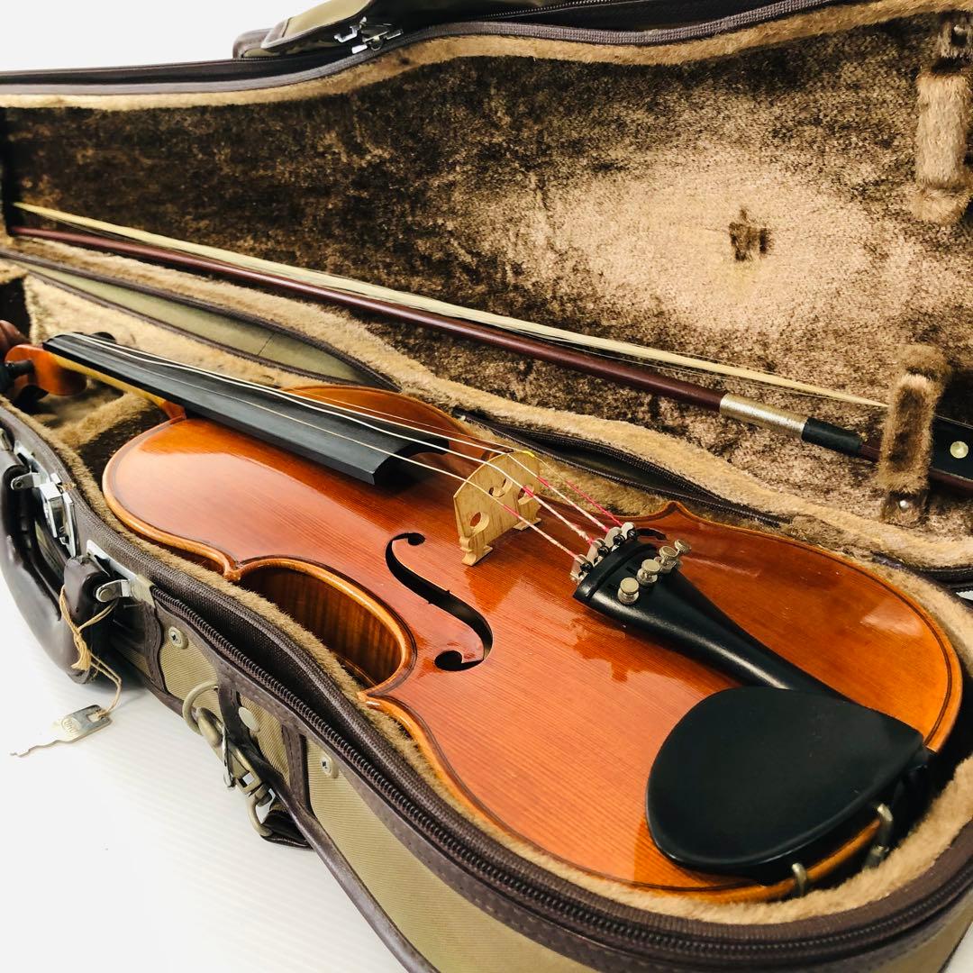 良品 SUZUKI 550 4/4 虎杢 バイオリン SUGITO 弦楽器 入門