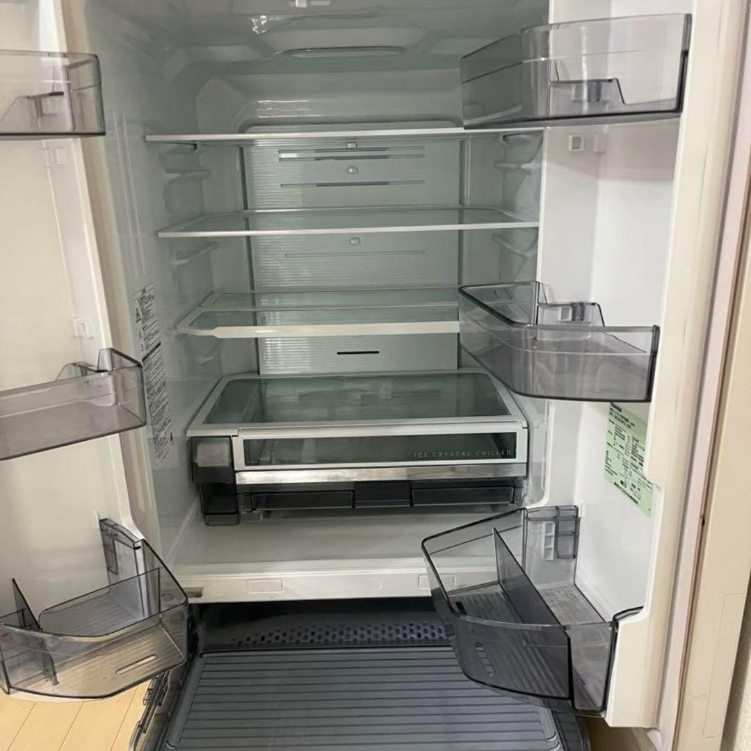 美品　東芝 508L 冷蔵庫 説明書付き　タッチオープン　大型冷蔵庫