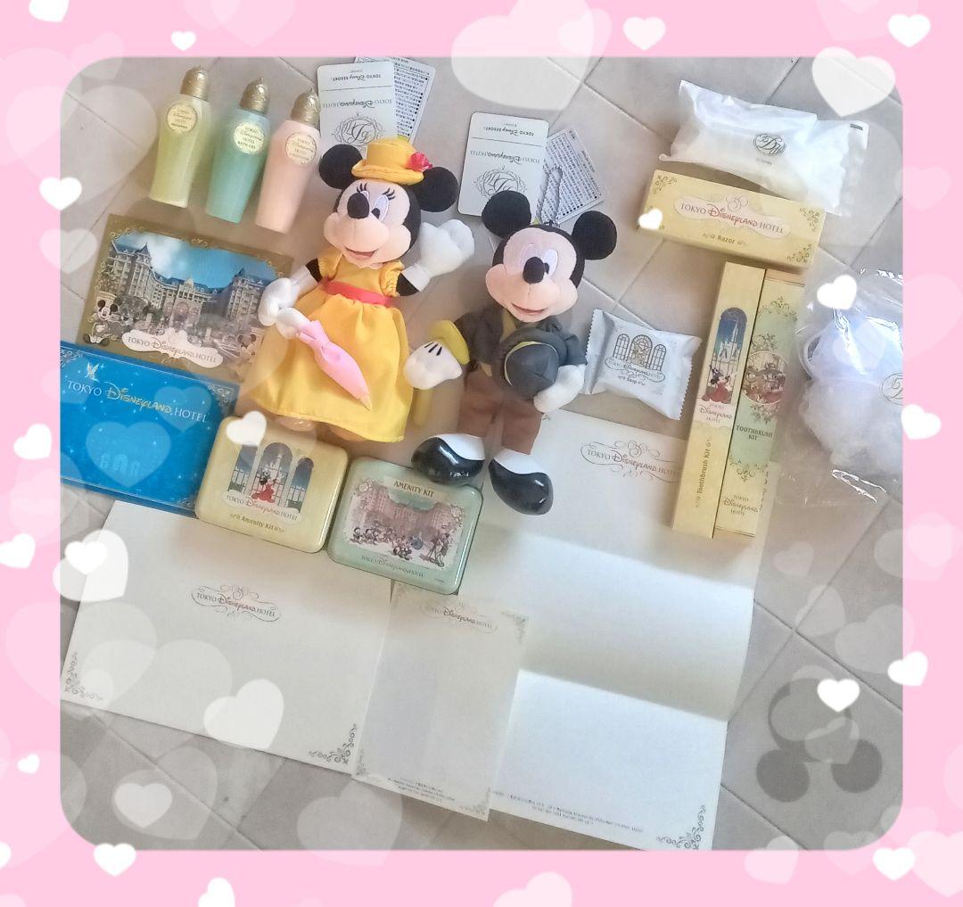 東京ディズニーランドホテル限定 ミッキー＆ミニーちゃん♡ぬいぐるみバッジ