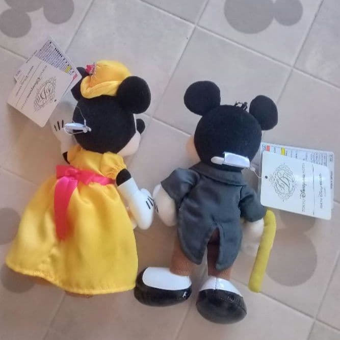 東京ディズニーランドホテル限定 ミッキー＆ミニーちゃん♡ぬいぐるみバッジ
