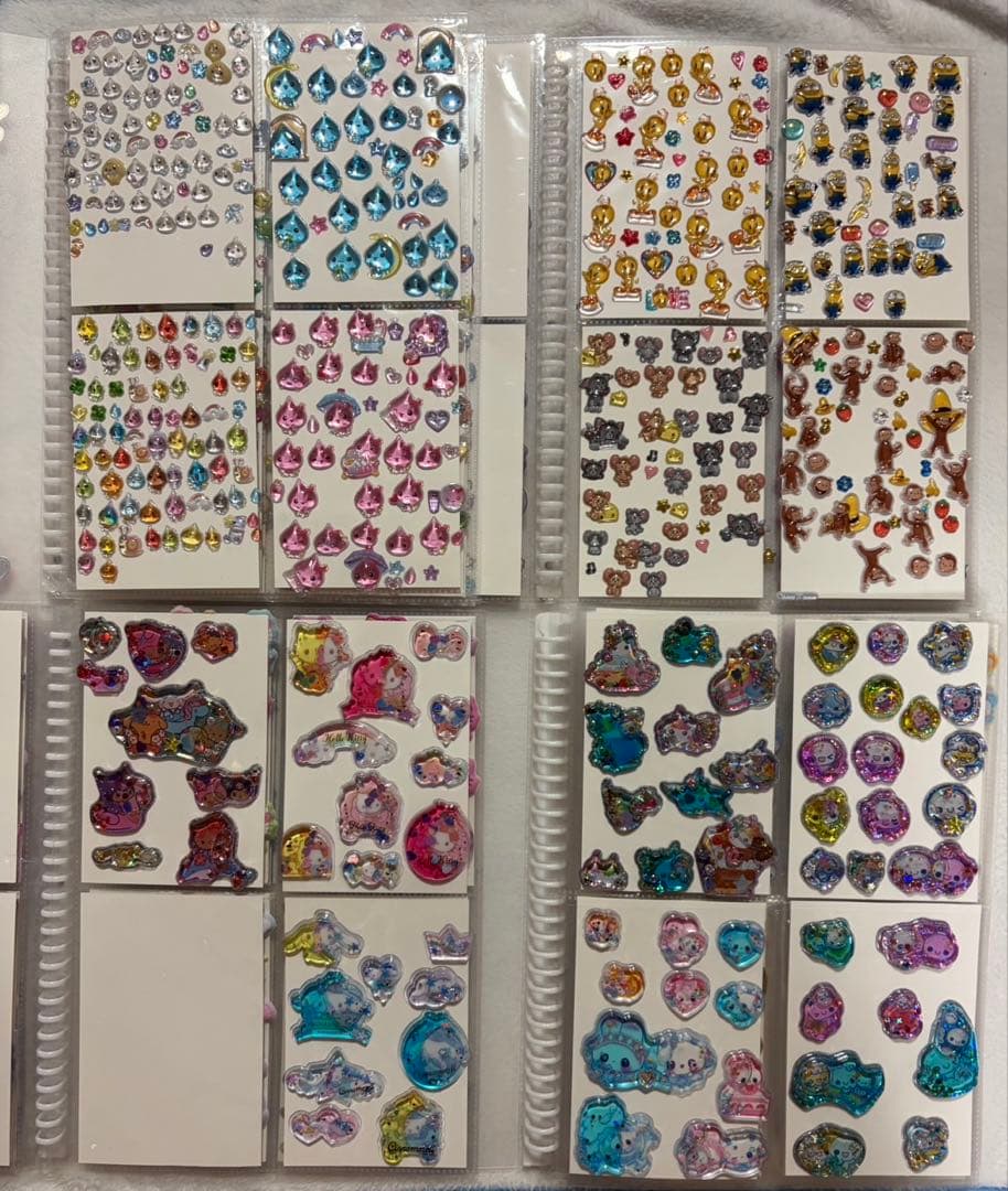 シール帳　完成品　Ａ4サイズ　ボンボンドロップシール　シール