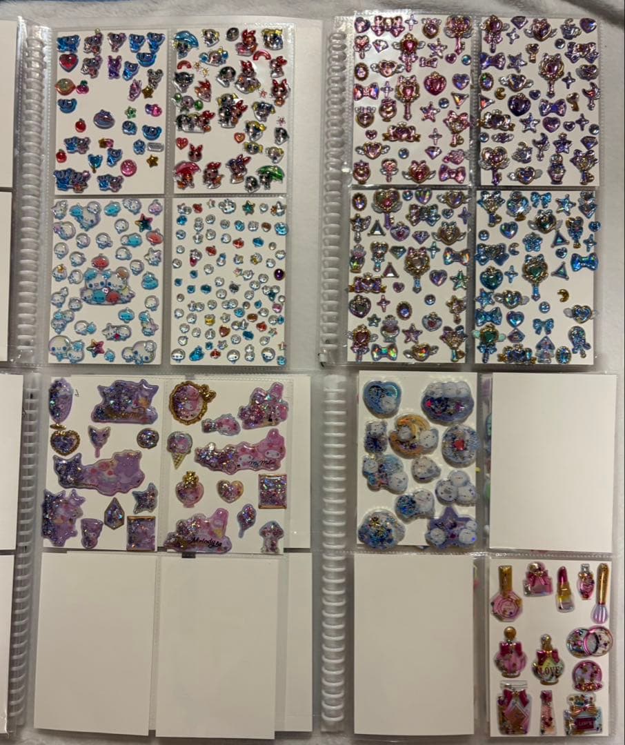 シール帳　完成品　Ａ4サイズ　ボンボンドロップシール　シール