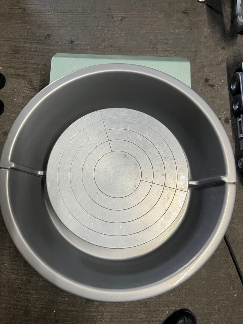 電動轆轤　道具、手回し台付き