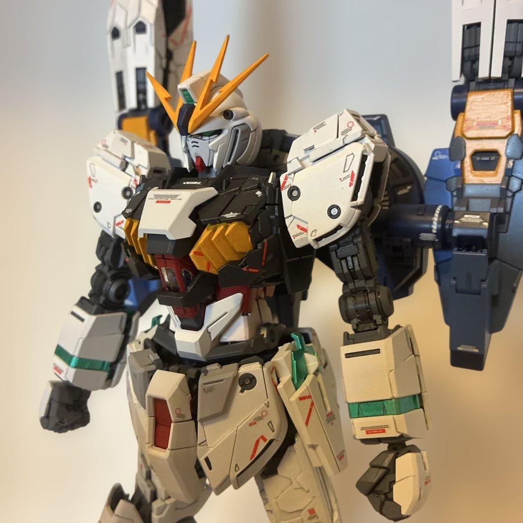 ★MGナラティブガンダムB装備【完全塗装】 ※νガンダムカラー