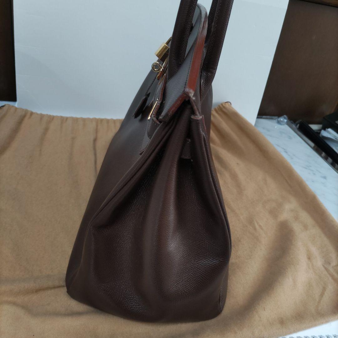 ブラウンレザー ハンドバッグ