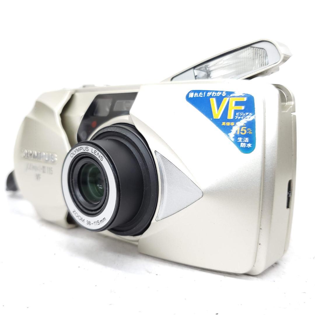 【動作確認済】 Olympus μ-Ⅱ115VF F0731-21ID y
