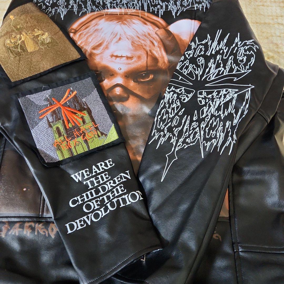 【大幅値下げ】bring me the horizon 海外 革ジャケット XL