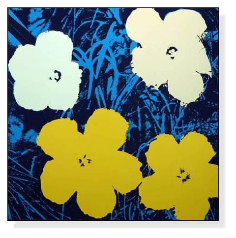 額装品/Sunday B フラワーズ オープンエディション 証明書付/ウォーホル