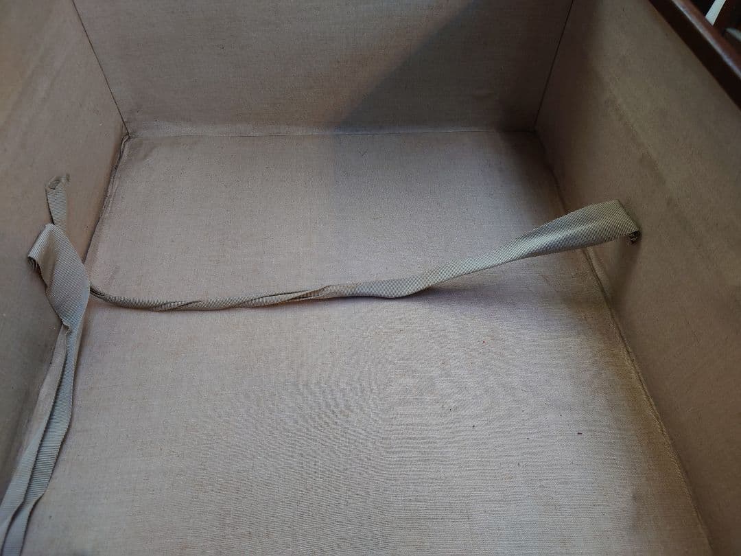 【ジャンク】戦前 革トランク　レトロインテリア　満州国時代　アンティーク　当時物