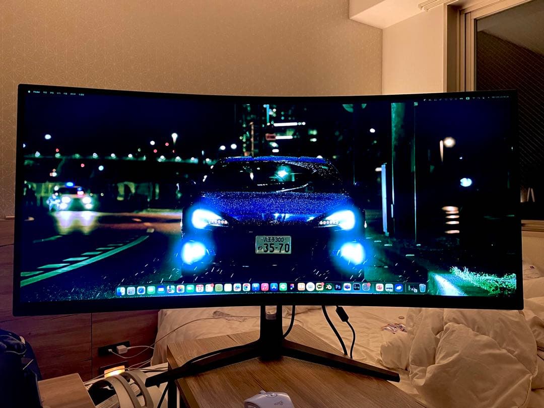 CRUA 34インチ 湾曲モニター UWQHD ほぼ新品