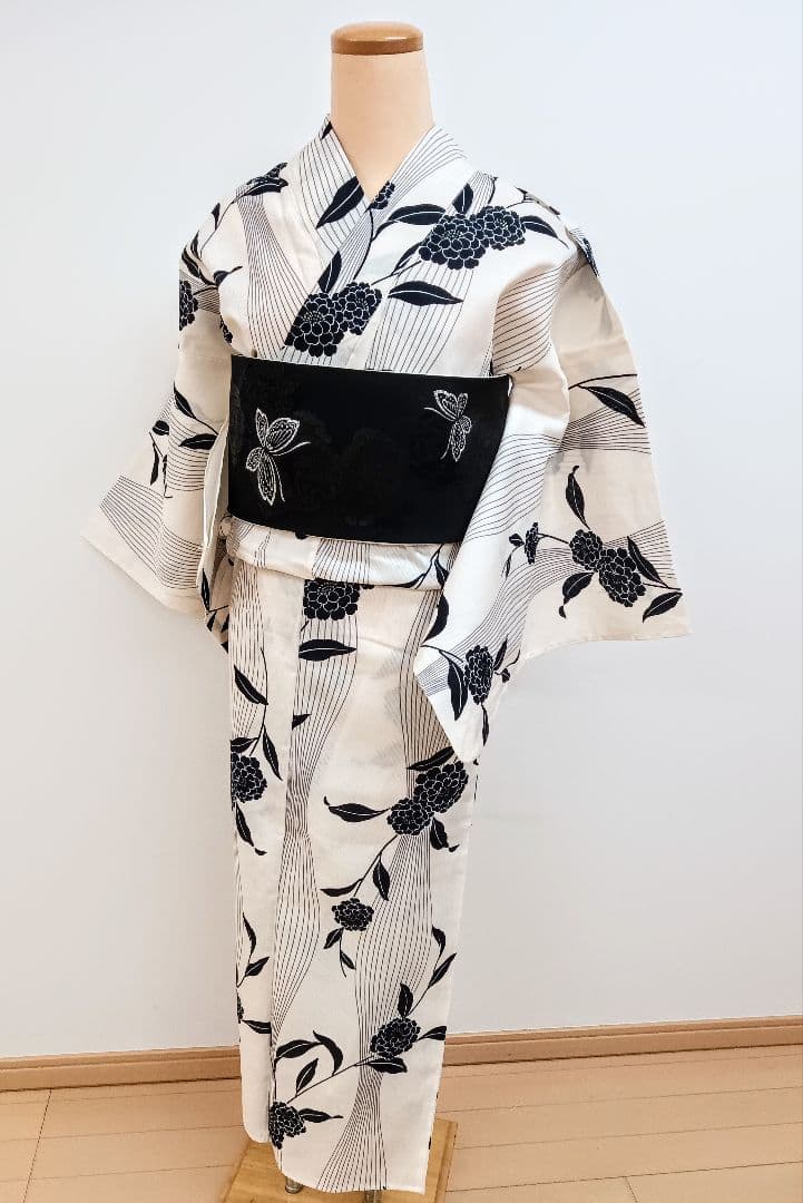 綿麻浴衣　トールサイズ　裄71cm