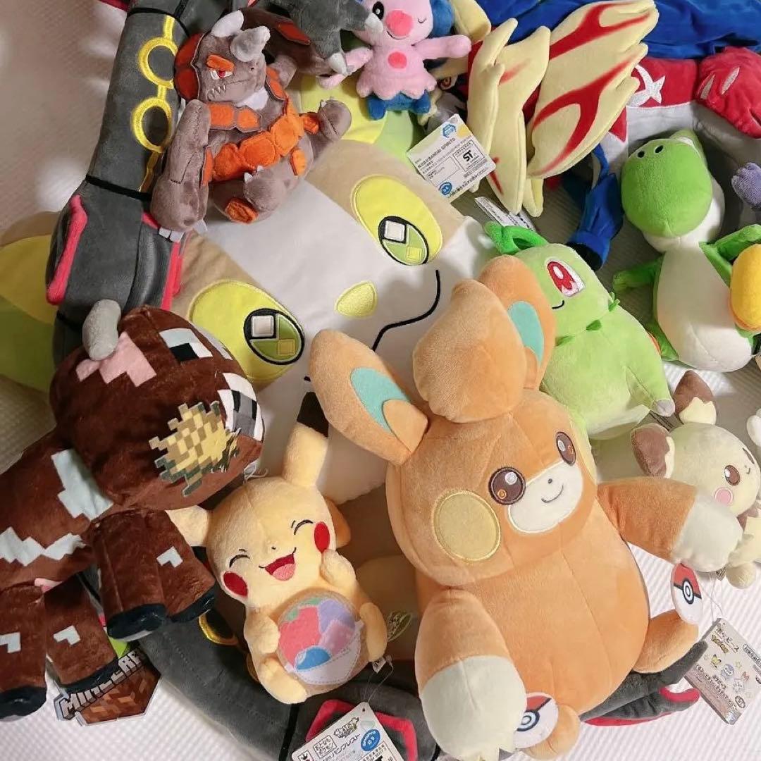 ザマゼンタ　ポケセン　まとめ売り　ぬいぐるみ　レックウザ　ミミッキュ　カビゴン