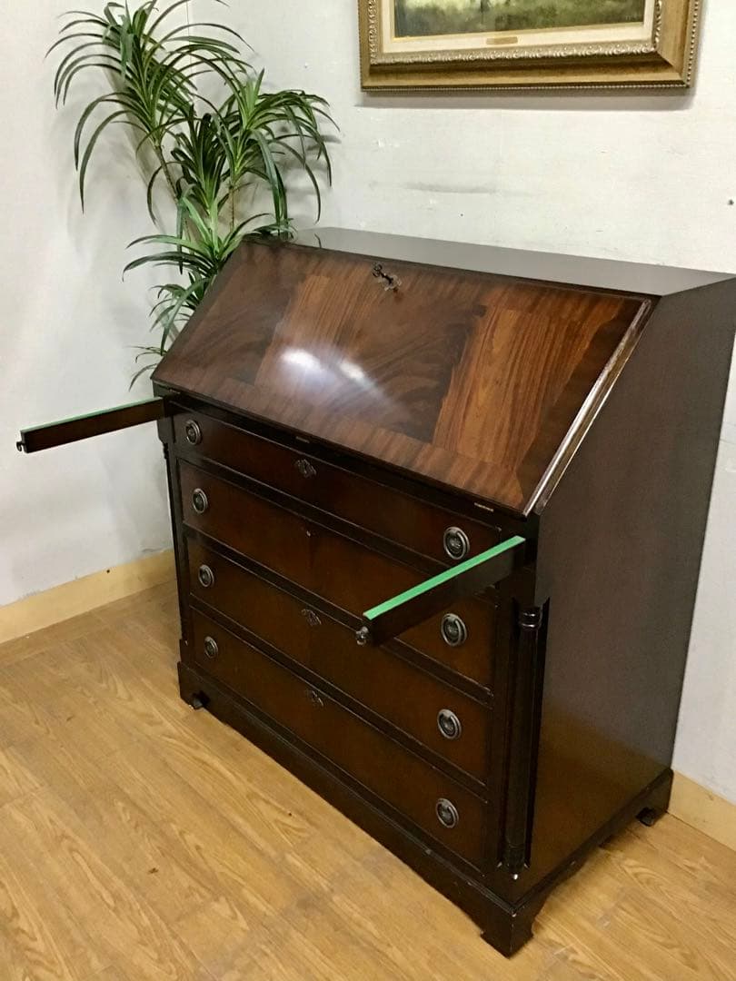 管382☆イギリス☆アンティーク☆Rosjohnロスジョン☆ライティングビューロ