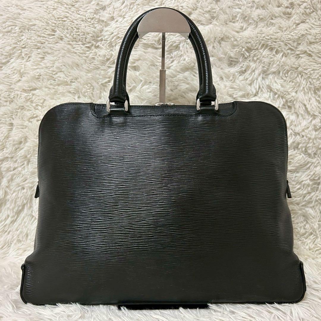 極美品✨アニアリ　ビジネスバッグ　ブリーフケース　レザー　ブラック