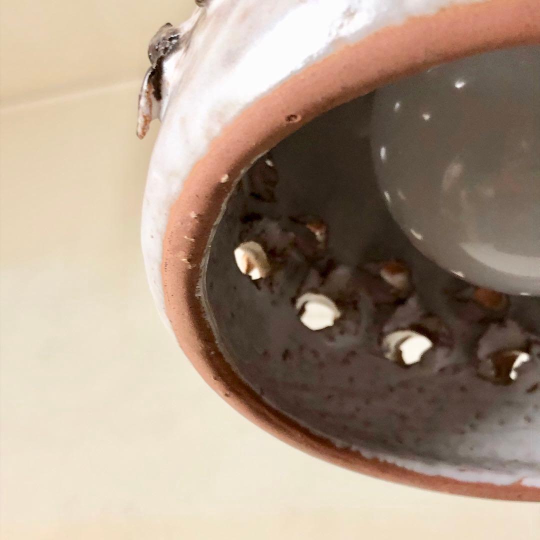 デンマーク　北欧ビンテージ　陶器ペンダントランプ(A)