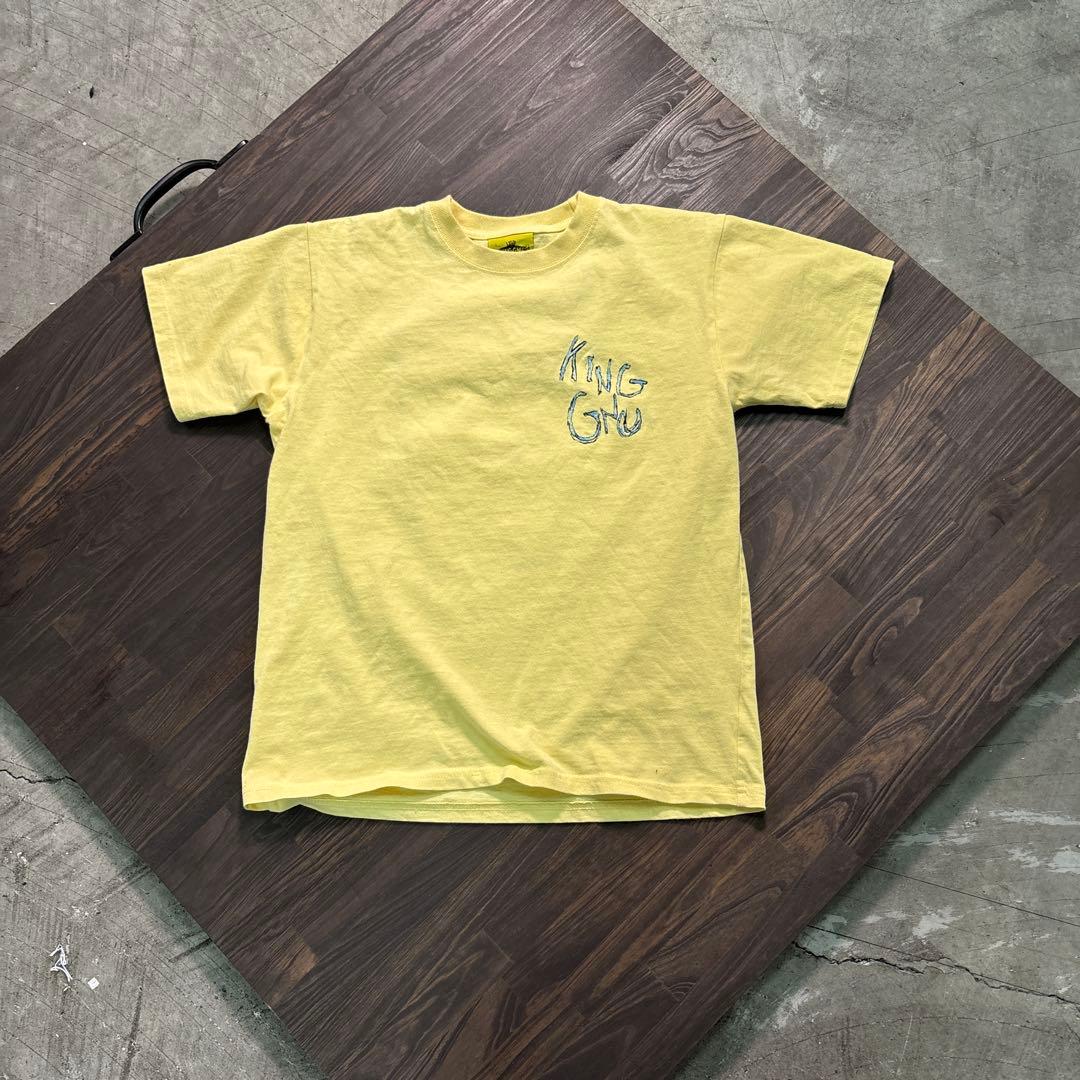 8SM1 King Gnu キングヌー　ceremony Tシャツ　黄色　古着