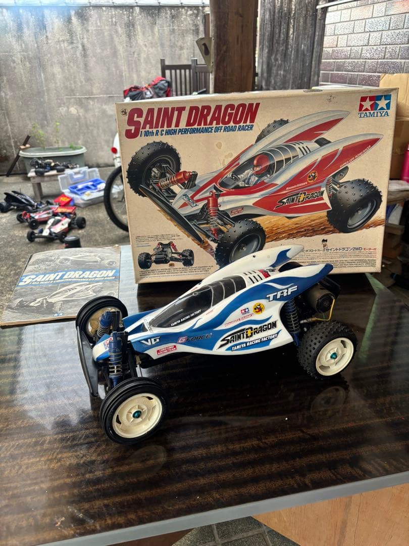 タミヤ　マッドキャップ　赤セイントドラゴン　ラジコン　RC