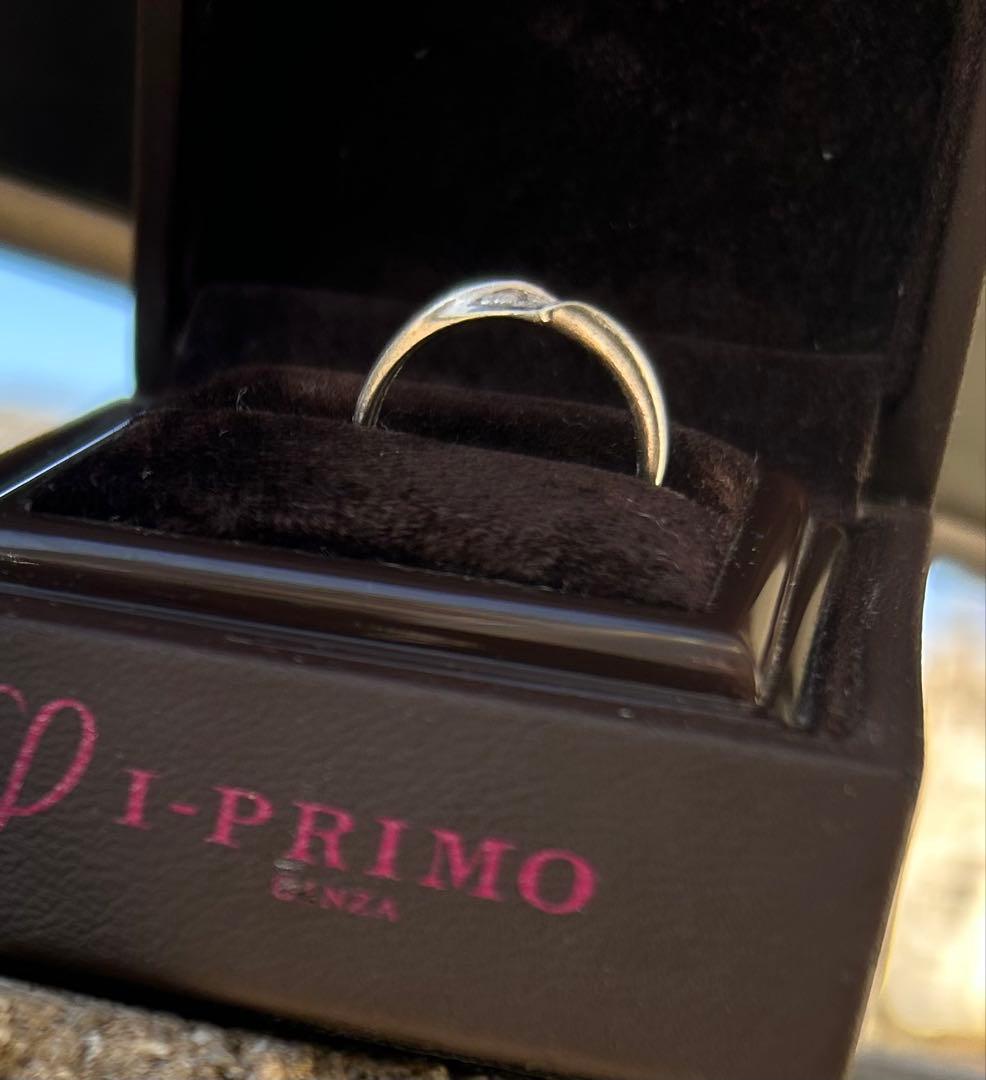 I-PRIMO プラチナ ウェーブリング ダイヤモンド　3g